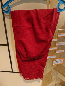 Red cotton suit
