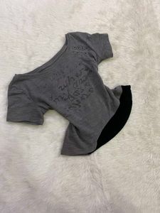 Y2K Layered Grommet Top