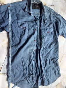 Classic Blue Denim Shirt