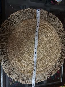 Jute Round Braided Placemat/doormat