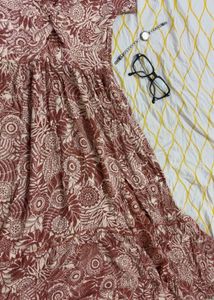 Boho Floral Print Dress