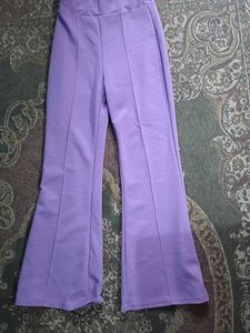 purple light magenta colour trousers.