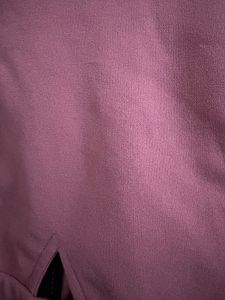 Stylish Mauve Crop Top with Tie Accent