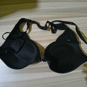 Black Padded Bra