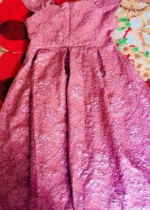 magenta dress