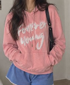 Pink "Forever Young" Hoodie