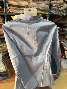 Classic Blue Button-Up Shirt