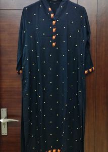 Stylish Black Kurta with Plazo Set