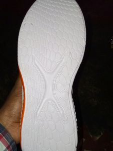 ORANGE STYLISH SHOE FOR MEN