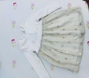 Sparkly Polka Dot Tulle Dress