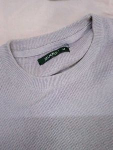 Lavender Knit Pullover Sweatshirt
