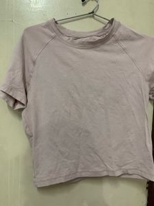Cream Ribbed Square Neck Crop Top