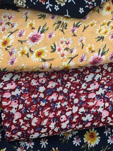 5 set Floral Print Dress Material Bundle