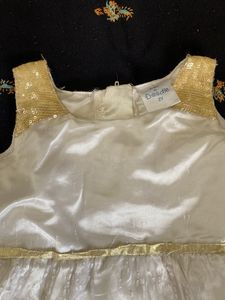 Sparkling White Party Dress for 2yr