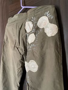Olive Green Outdoor Pants Ladies
