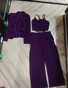 beautiful purple coord set