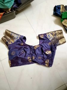 Vibrant Red Silk Saree with Peacock Motifs
