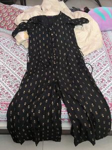 Black Printed ethnic Jumpsuit