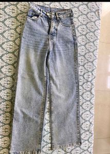 Light Wash Wide Leg Jeans
