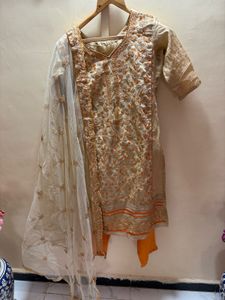 Pakistani Embroidered Kurta Set with Dupatta