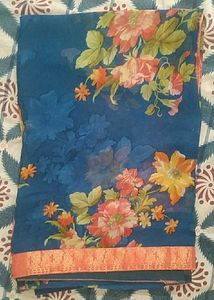 Floral Print Saree