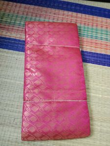 Beautiful Pink semi- Silk Saree