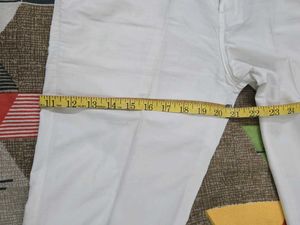 Classic White Casual Pants