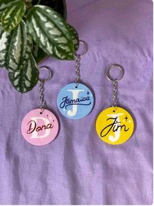 Custom Name Keychains