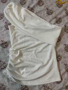Brand new too with Tag - Chic White Ruched