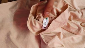 Peach High Neck Bodysuit - Size XL
