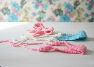 crochet hairbands and bow