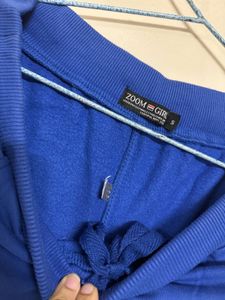 Blue Joggers with Heart Detail