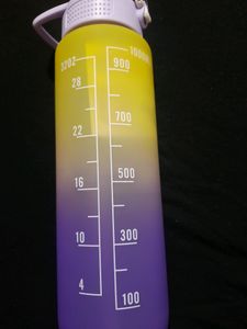 Motivational Water Bottle 1000 Ml