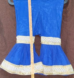 Baby girl Donate Royal Blue Flared Sharara Pants