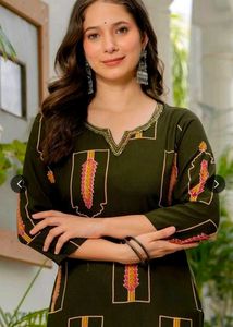 women pure cotton kurti