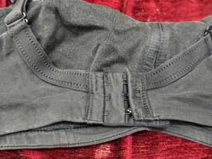 Amante Dark Blue Cotton Bra