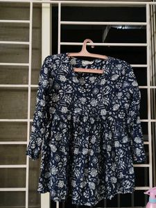 Floral Print Kurti Peplum style