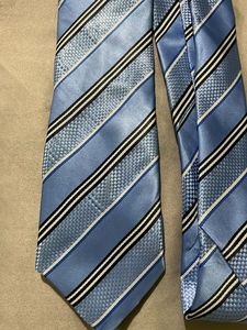 Classic Blue Striped Men's Tie