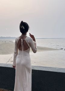 Elegant Backless Maxi Dress