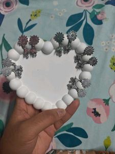 Boho Floral Jhumka Earrings
