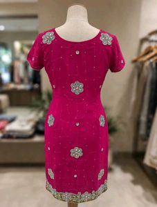 Exquisite Embellished Magenta full heavy work