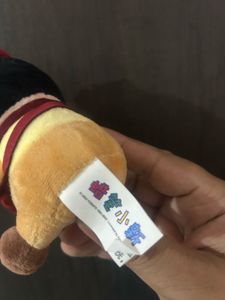 adorable Crayon Shin-chan Painter Plush Keychain