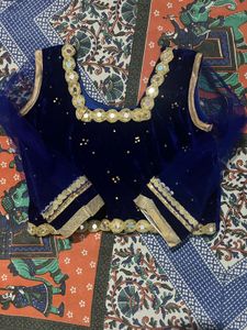 Elegant Pink &amp; Gold Lehenga Choli