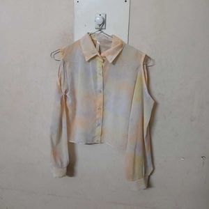 Cold Shoulder Crop Top