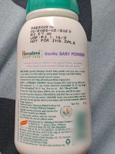 Himalaya Gentle Baby Powder and lotion