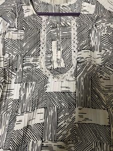 Black &amp; White Printed Kurta