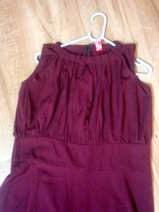 Jumpsuit with concealed Zip Closure