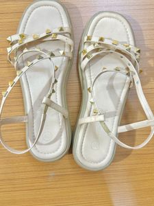 Studded Flat Sandals