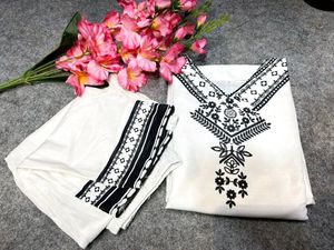 Party wear outfit made from Maslin fabric