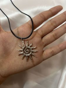 Y2K Chunky Pendant Necklaces Set
